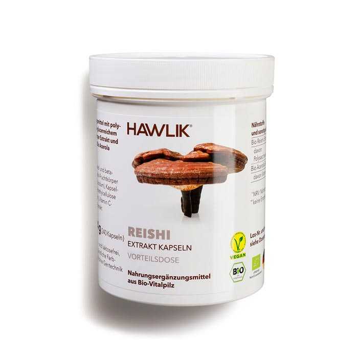 Vitalpilz Reishi - 240 Kapseln mit Extrakt Vitalpilz Reishi - 240 Kapseln mit Extrakt