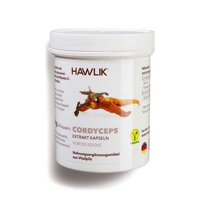 Vitalpilz Cordyceps - 240 Kapseln mit Extrakt Vitalpilz Cordyceps - 240 Kapseln mit Extrakt